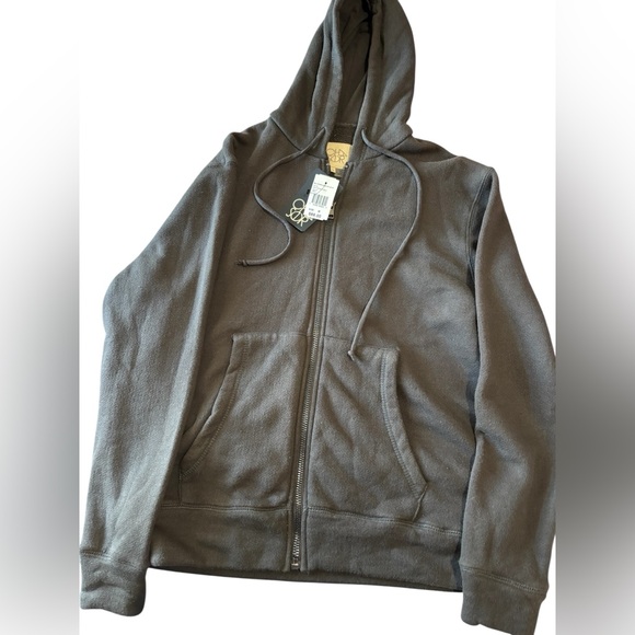 NWT Chaser Men’s M Full Zip Hoodie Swearshirt Gray Pockets Cozy Fall MSRP $88 - Picture 1 of 9